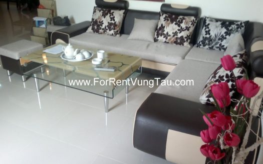 SEAVIEW 3 BEDROOMS APARTMENT FOR RENT IN VUNG TAU, BACK BEACH AREA B178
